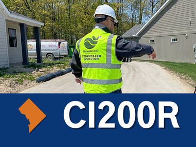 Qualified Compliance Inspector of Stormwater (QCIS) Recert - Washington, D.C.