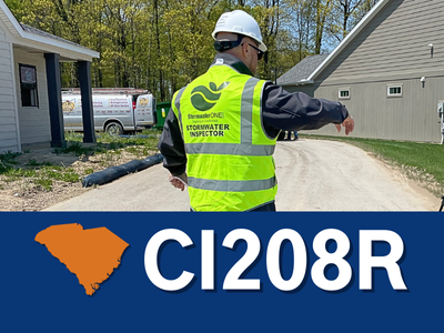 Qualified Compliance Inspector of Stormwater (QCIS) Recert - South Carolina