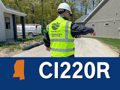 Qualified Compliance Inspector of Stormwater (QCIS) Recert - Mississippi