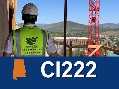 Qualified Compliance Inspector of Stormwater (QCIS) - Alabama