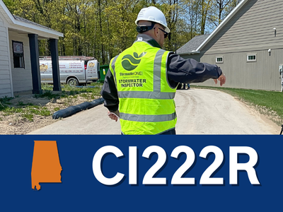 Qualified Compliance Inspector of Stormwater (QCIS) Recert - Alabama