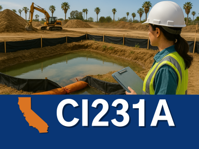 Qualified Compliance Inspector of Stormwater (QCIS+) - ADVANCED (California)